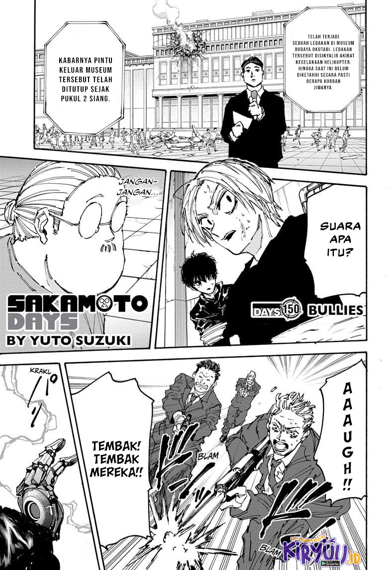 Sakamoto Days Chapter 150 page 1