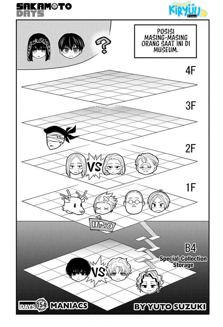 Sakamoto Days Chapter 154 page 1