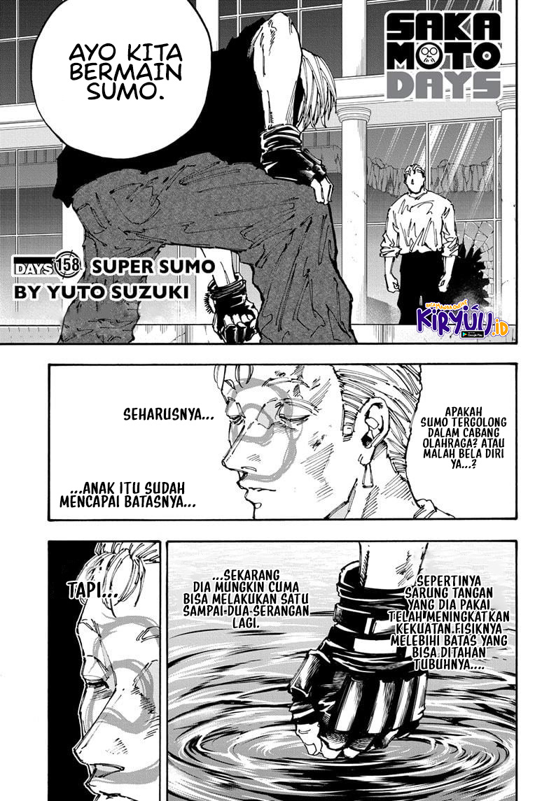 Sakamoto Days Chapter 158 page 1