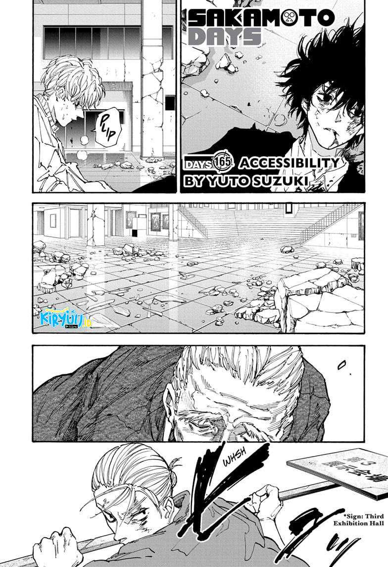 Sakamoto Days Chapter 165 page 1