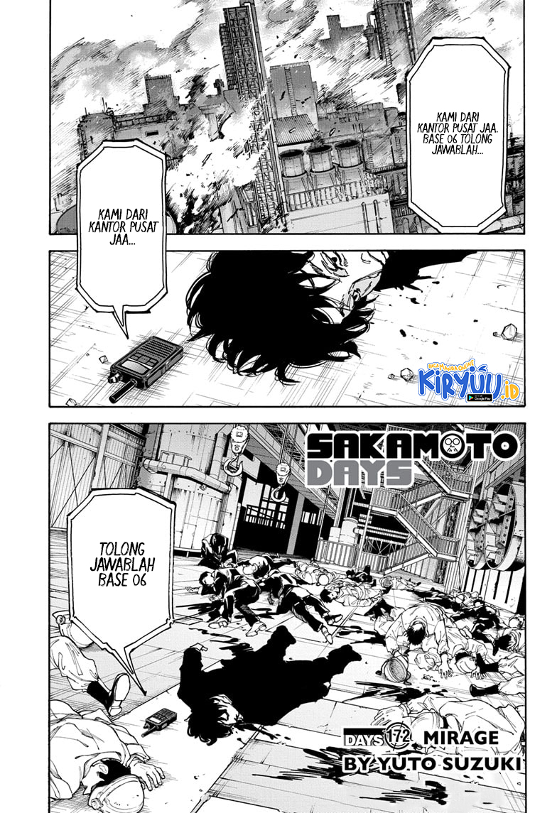 Sakamoto Days Chapter 172 page 1