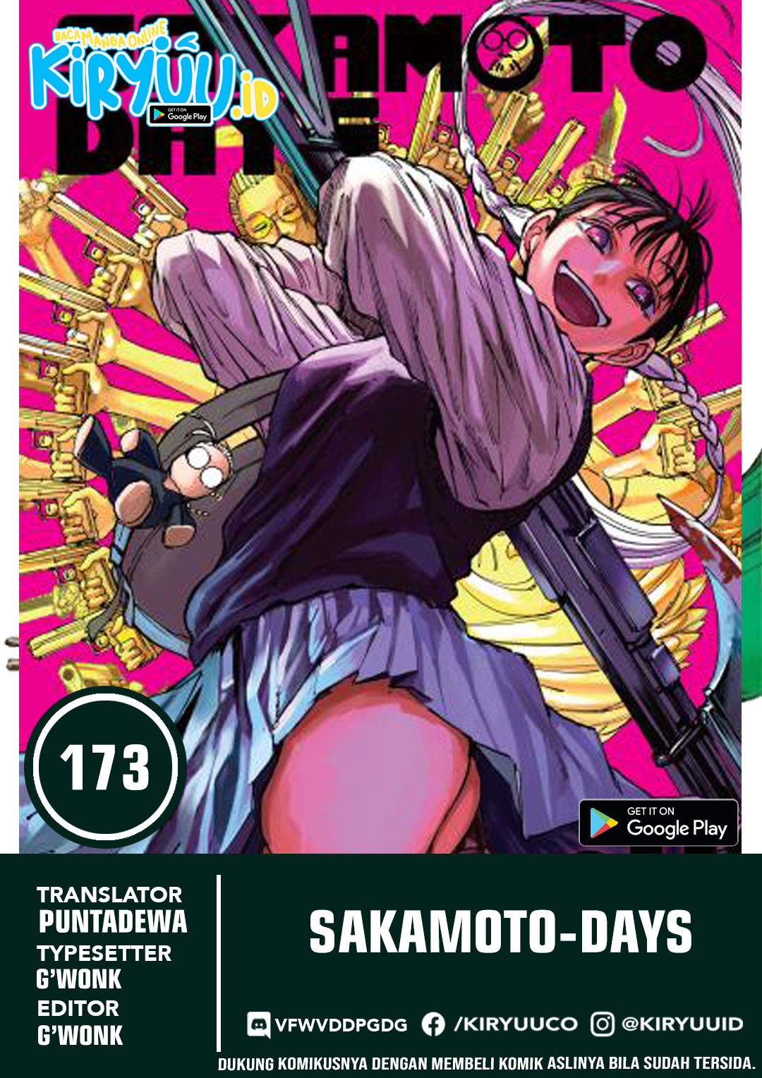 Sakamoto Days Chapter 173 page 0