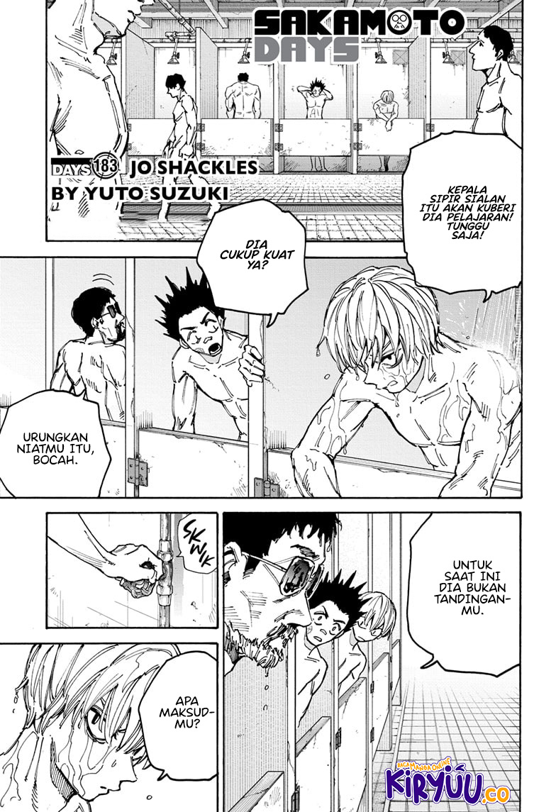 Sakamoto Days Chapter 183 page 1