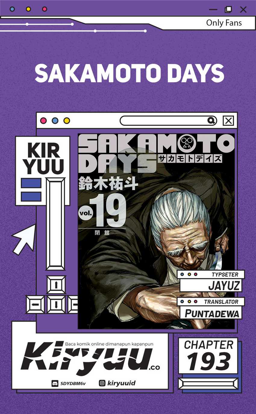 Sakamoto Days Chapter 193 page 0