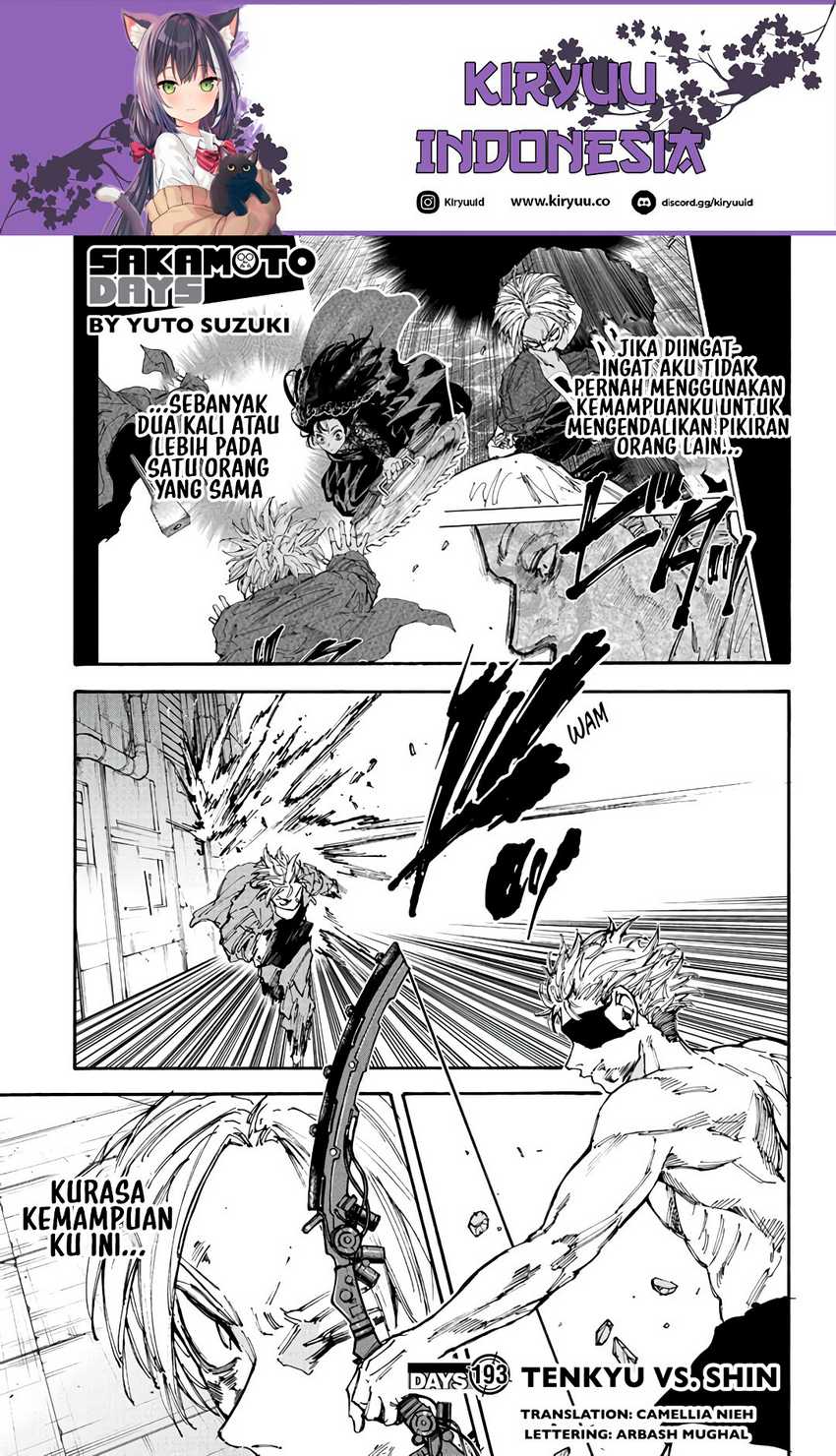 Sakamoto Days Chapter 193 page 1
