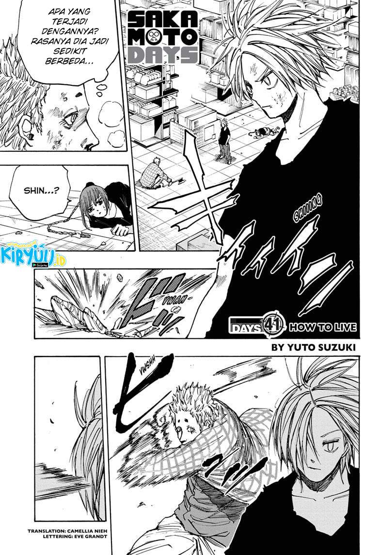Sakamoto Days Chapter 41 page 1