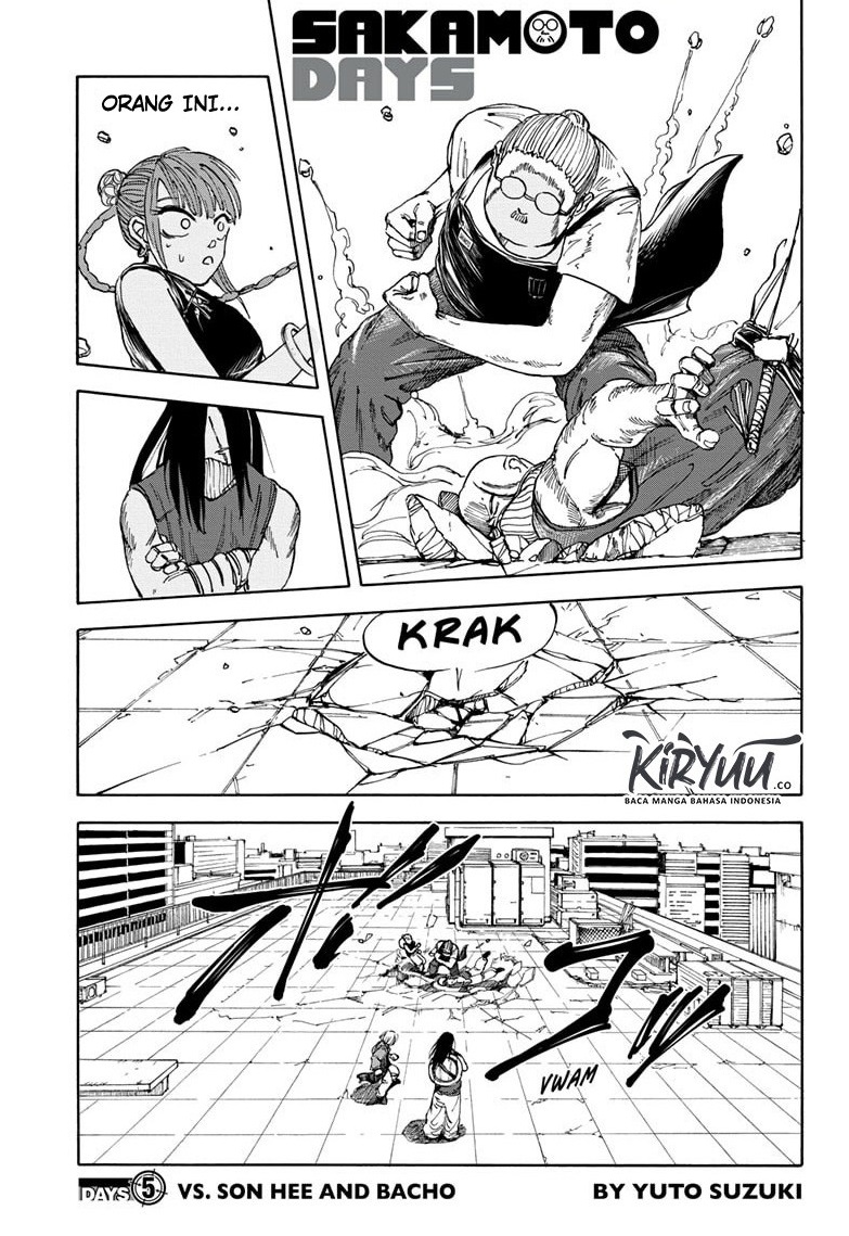 Sakamoto Days Chapter 5 page 1