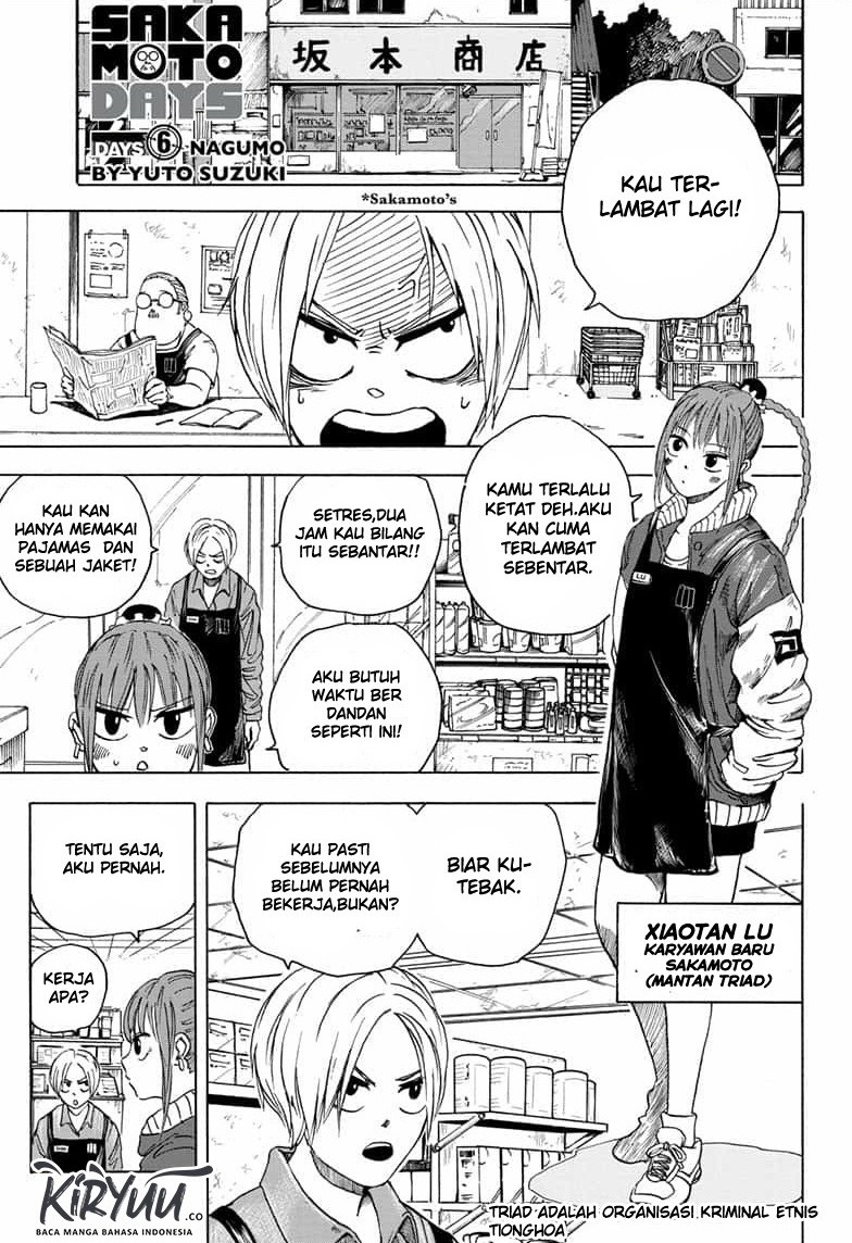 Sakamoto Days Chapter 6 page 1