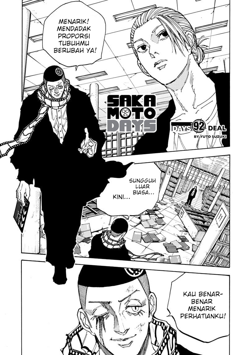 Sakamoto Days Chapter 92 page 1