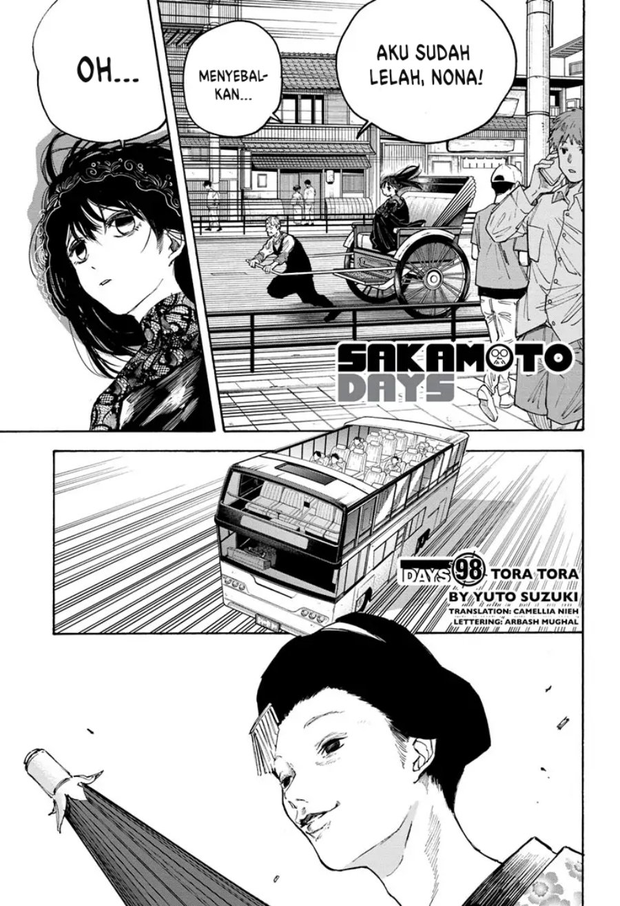 Sakamoto Days Chapter 98 page 1