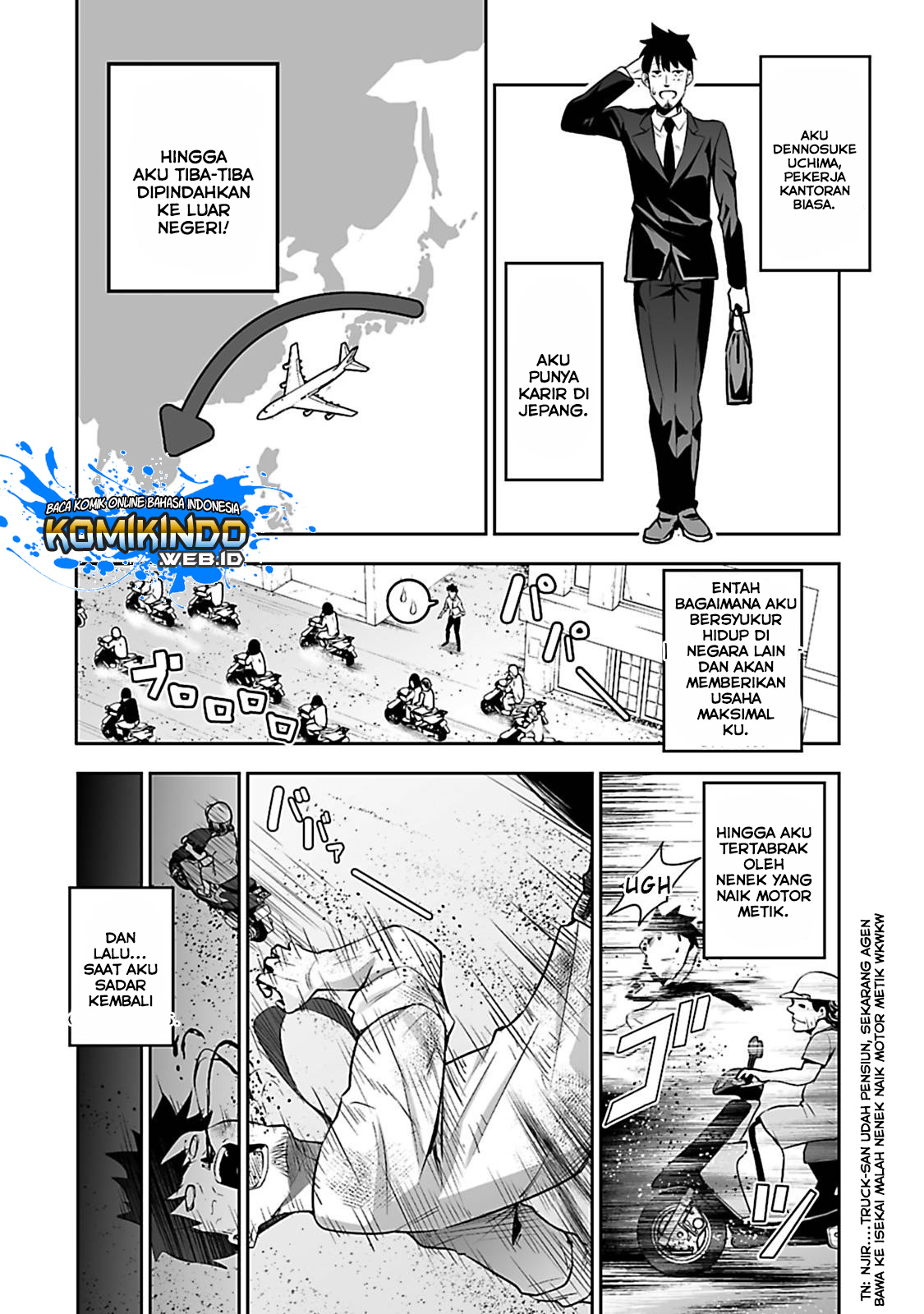 Salaryman Ga Isekai Ni Ittara Shitennou Ni Natta Hanashi Chapter 1 page 6