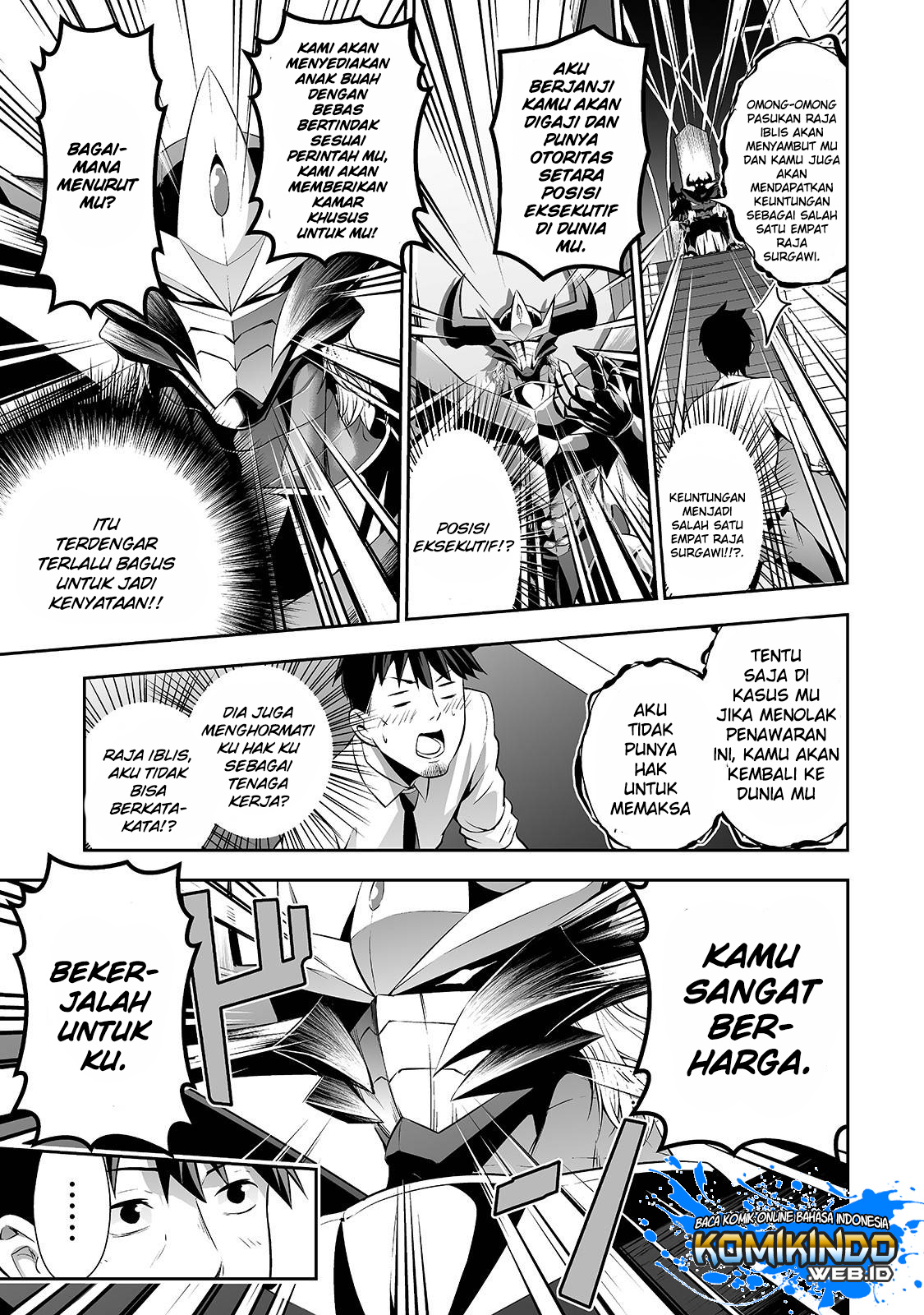 Salaryman Ga Isekai Ni Ittara Shitennou Ni Natta Hanashi Chapter 1 page 9