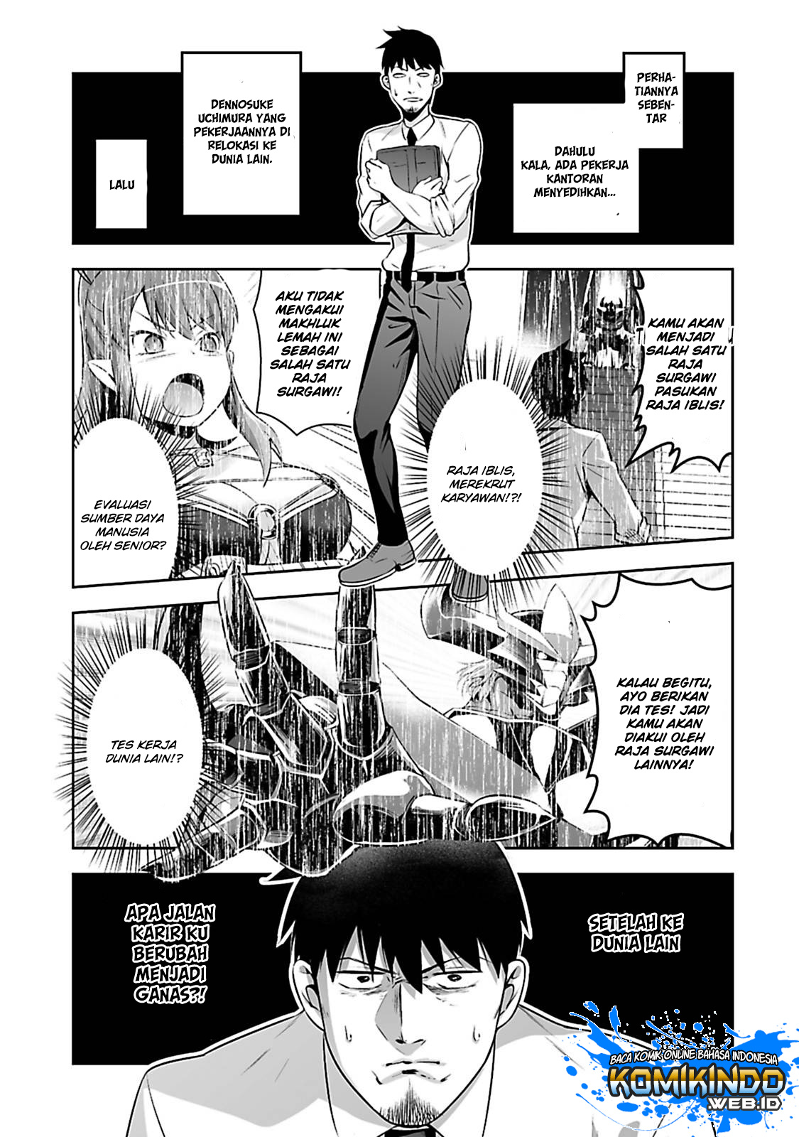 Salaryman Ga Isekai Ni Ittara Shitennou Ni Natta Hanashi Chapter 2 page 1