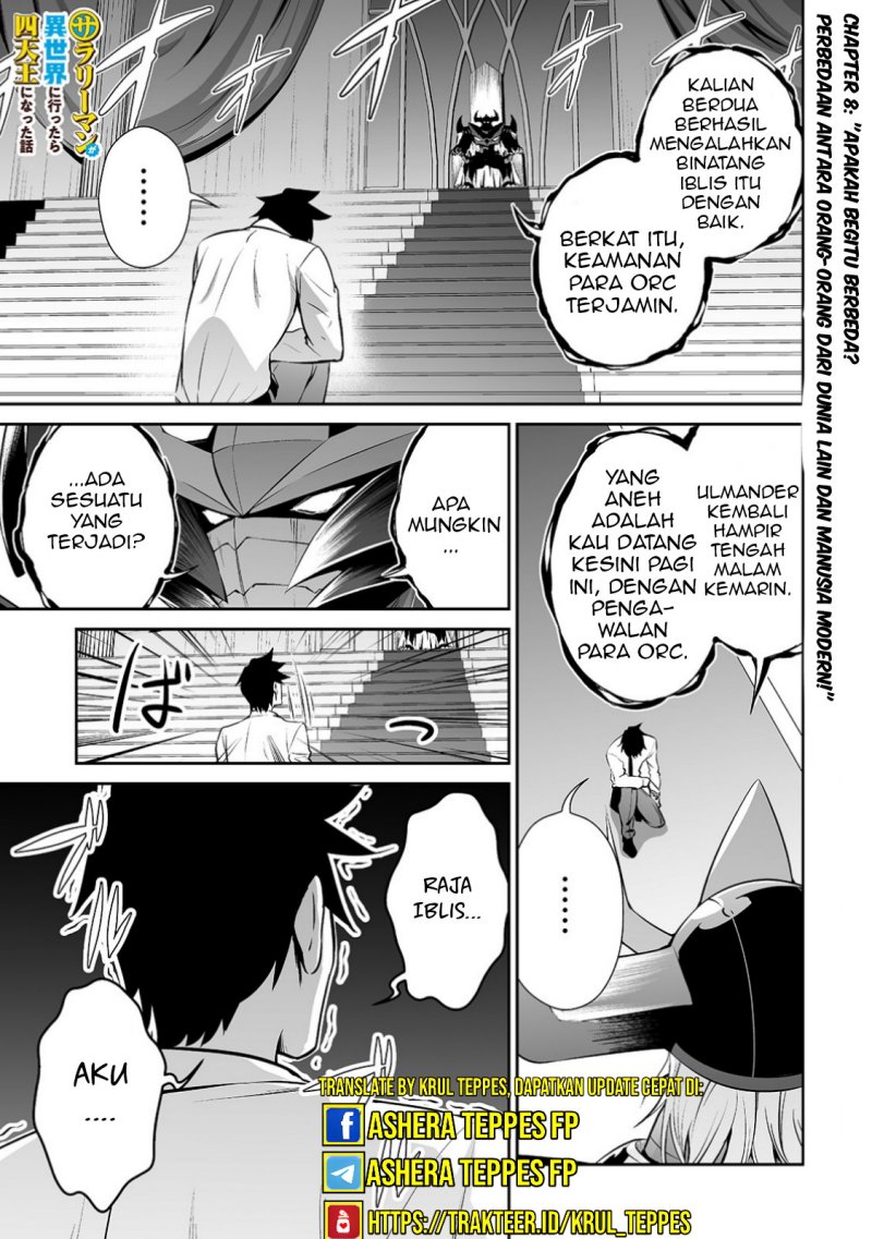 Salaryman Ga Isekai Ni Ittara Shitennou Ni Natta Hanashi Chapter 8 page 1