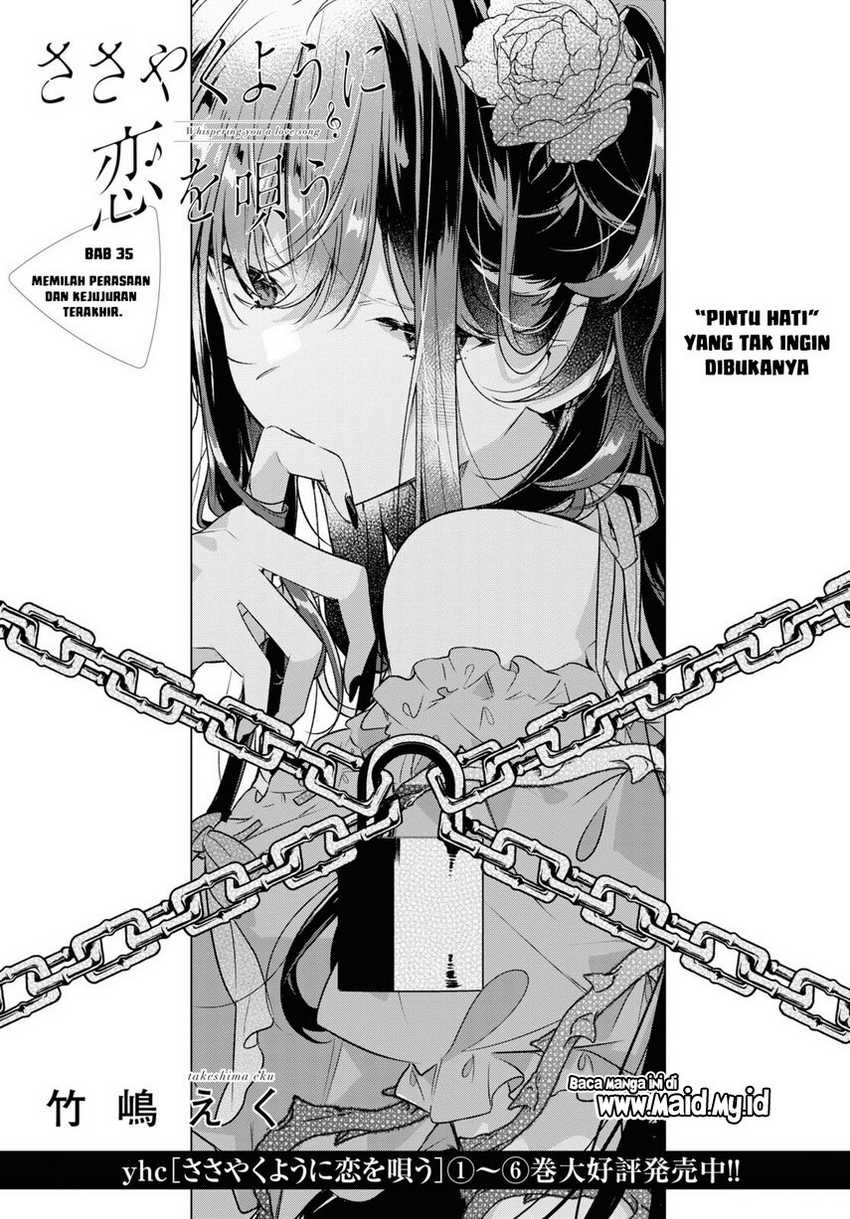 Sasayaku you ni koi wo utau Chapter 35 page 2