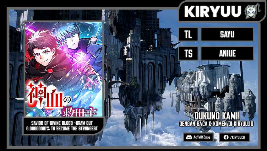 Savior of Divine Blood ~Draw Out 0.00000001% to Become the Strongest~ Chapter 1 page 0