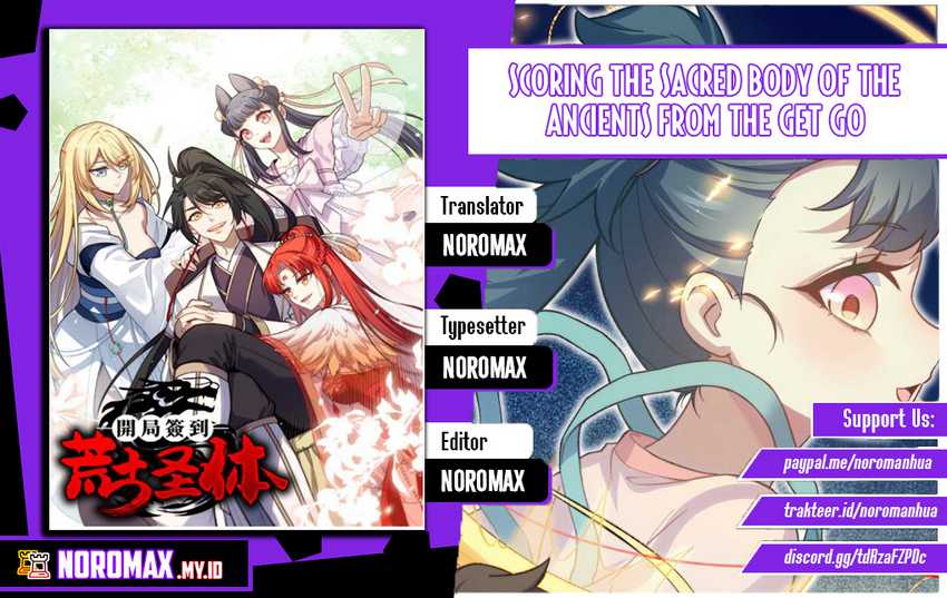 Scoring the Sacred Body of the Ancients from the Get-go Chapter 83 bahasa Indonesia page 0