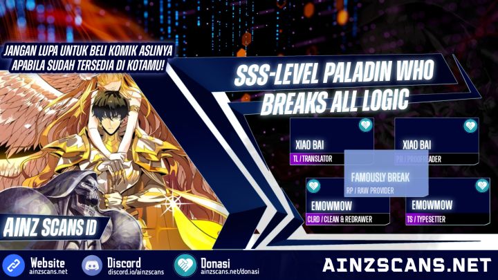 SSS-level Paladin Who Breaks All Logic Chapter 28 bahasa Indonesia page 0