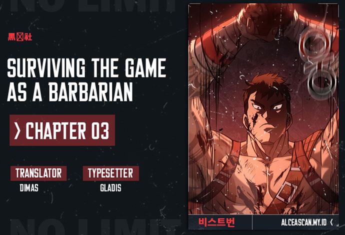 Survive as a Barbarian in the Game Chapter 3 page 0