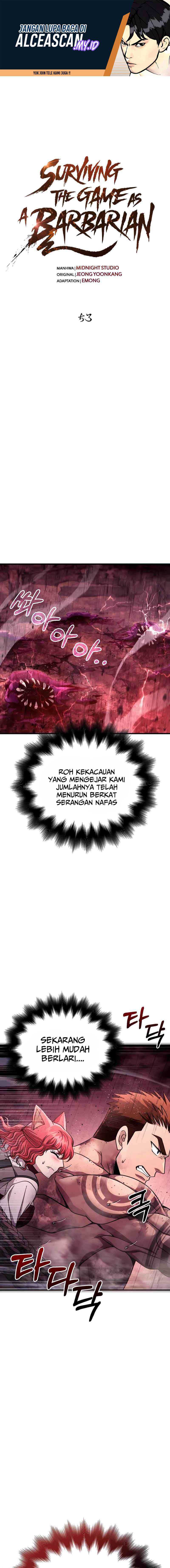 Survive as a Barbarian in the Game Chapter 53 page 1