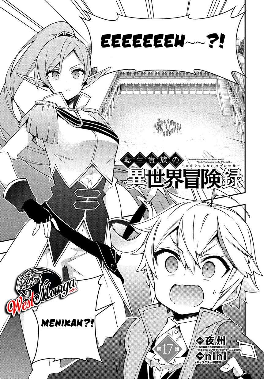 Tensei Kizoku no Isekai Boukenroku ~Jichou wo Shiranai Kamigami no Shit Chapter 17 page 1