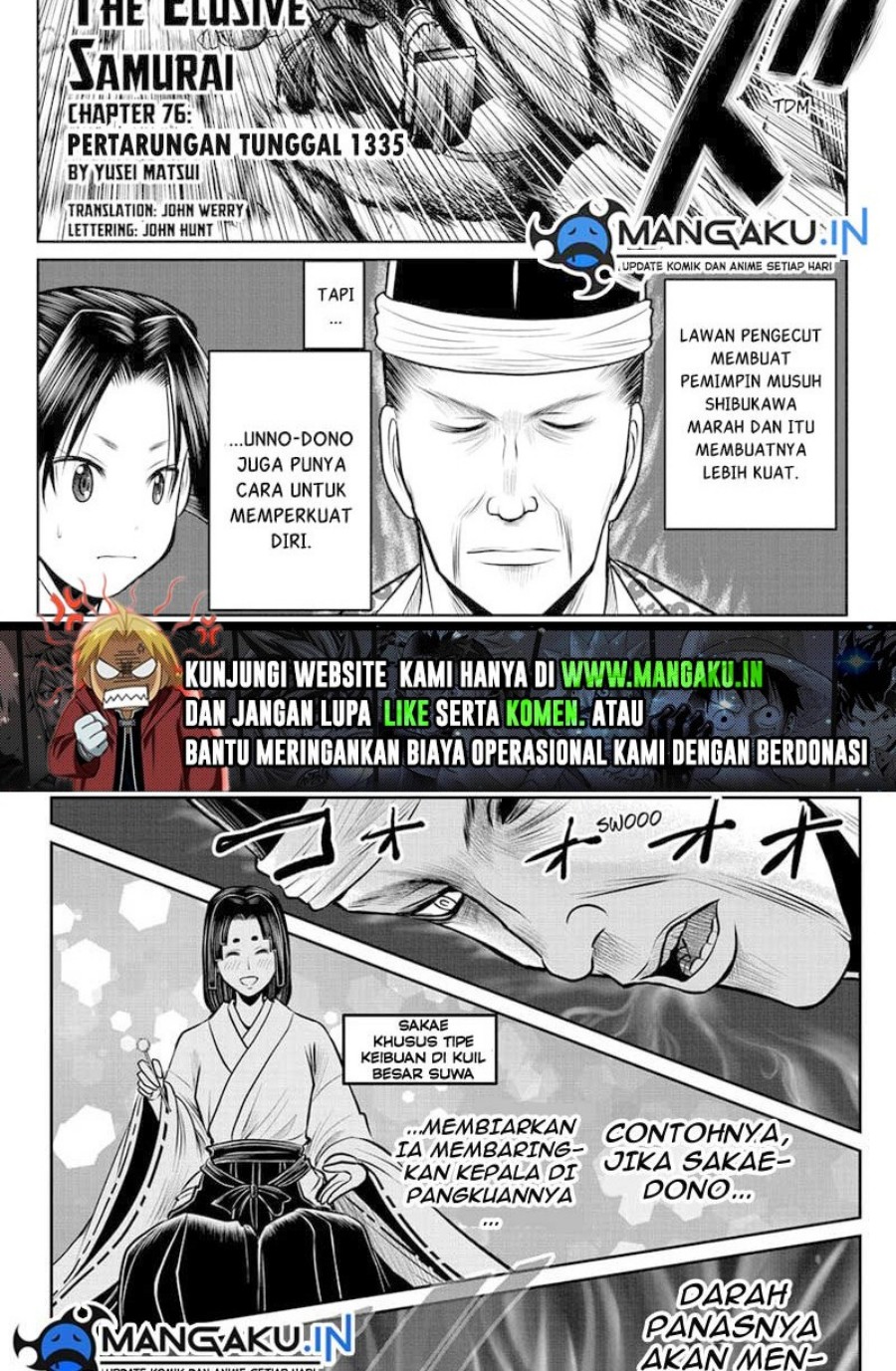 The Elusive Samurai Chapter 76 page 1