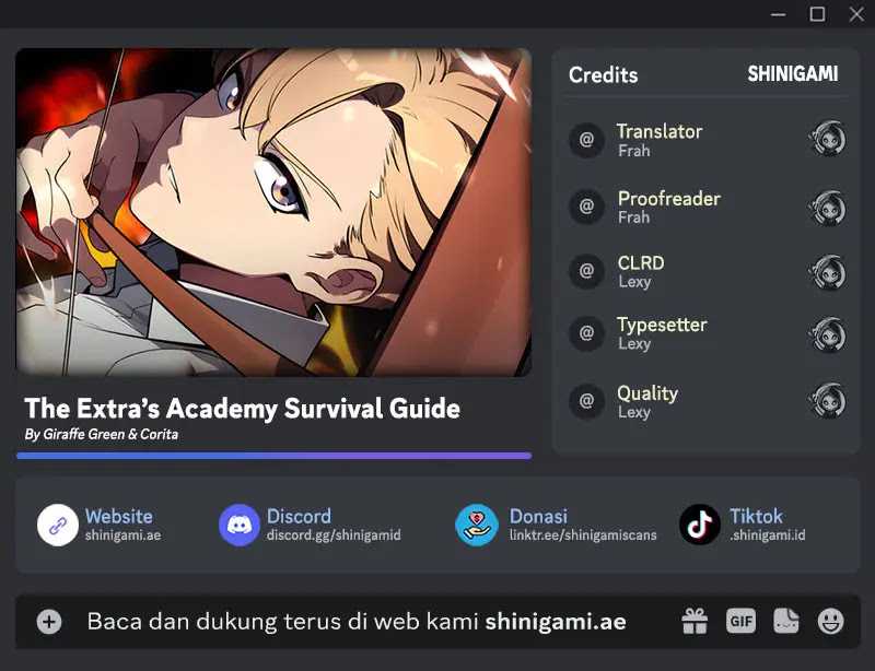 The Extra’s Academy Survival Guide Chapter 2 page 0