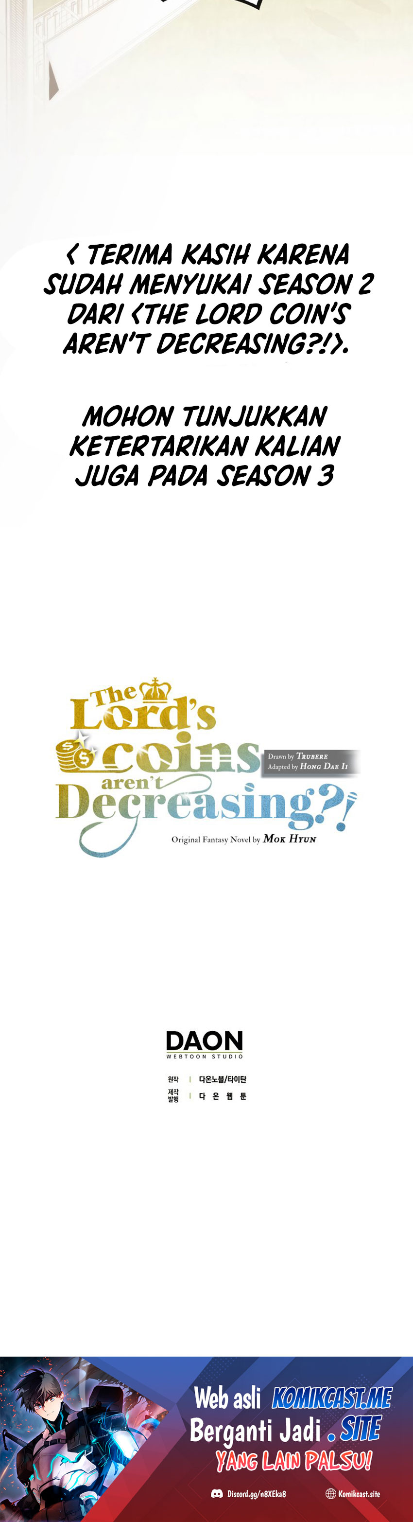 The Lord’s Coins Aren’t Decreasing?! Chapter 84 S2 END page 35