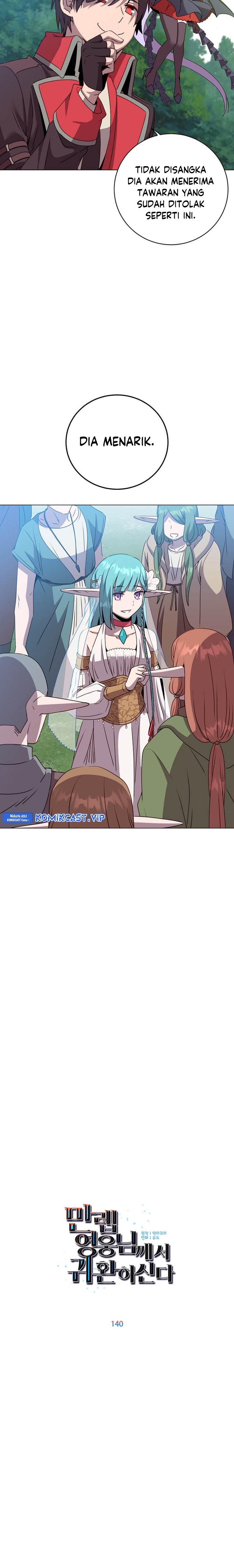 The MAX leveled hero will return! Chapter 140 page 8