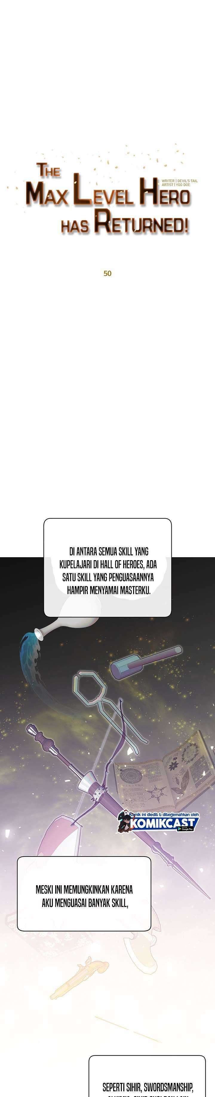 The MAX leveled hero will return! Chapter 50 page 15