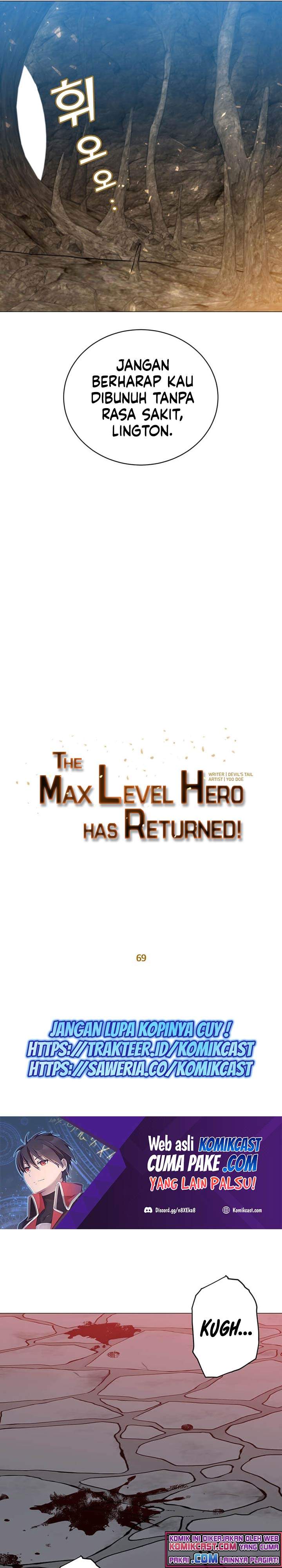 The MAX leveled hero will return! Chapter 69 page 12