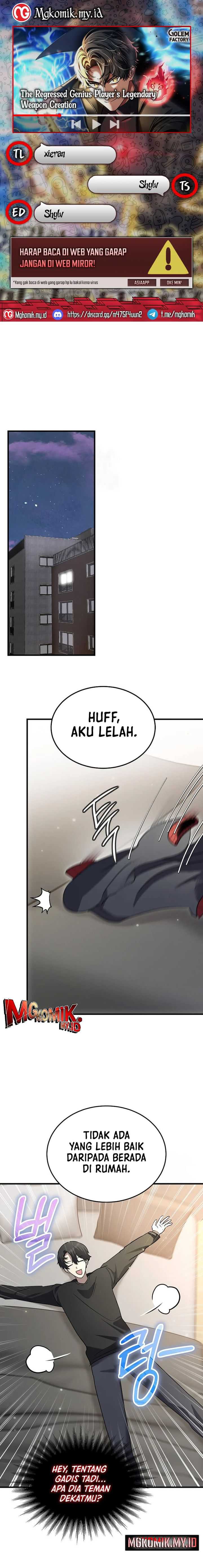The Regressed Genius Player’s Legendary Weapon Creation Chapter 16 page 0