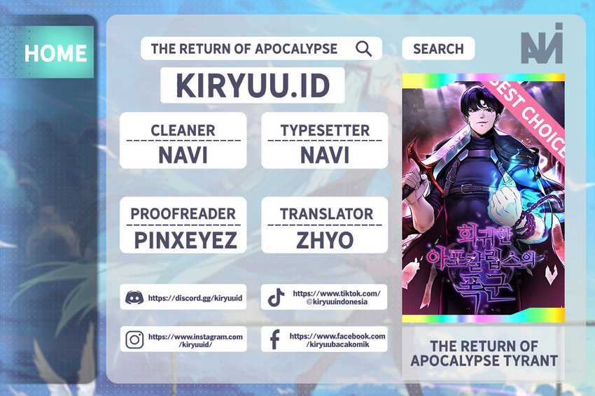 The Return Of Apocalypses Tyrant Chapter 16 bahasa Indonesia page 0