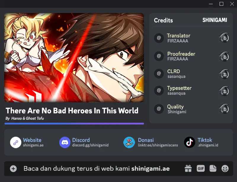 There Are No Bad Heroes In This World Chapter 7 bahasa Indonesia page 0