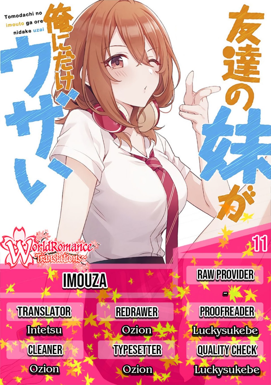 Tomodachi no Imouto ga Ore ni Dake Uzai Chapter 11 page 0