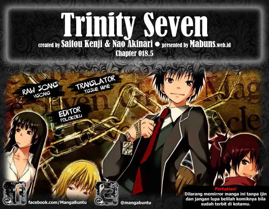Trinity Seven Chapter 18.5 page 0