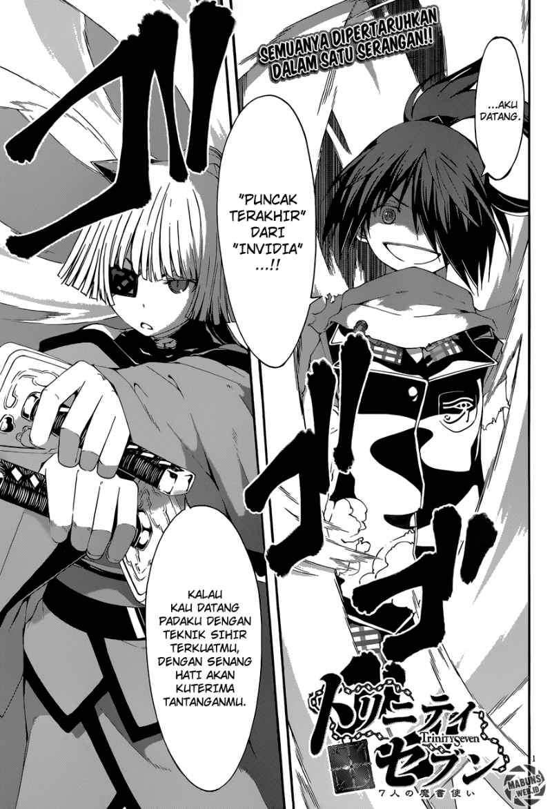 Trinity Seven Chapter 27 page 1