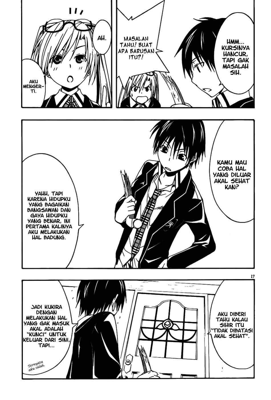 Trinity Seven Chapter 3 page 17