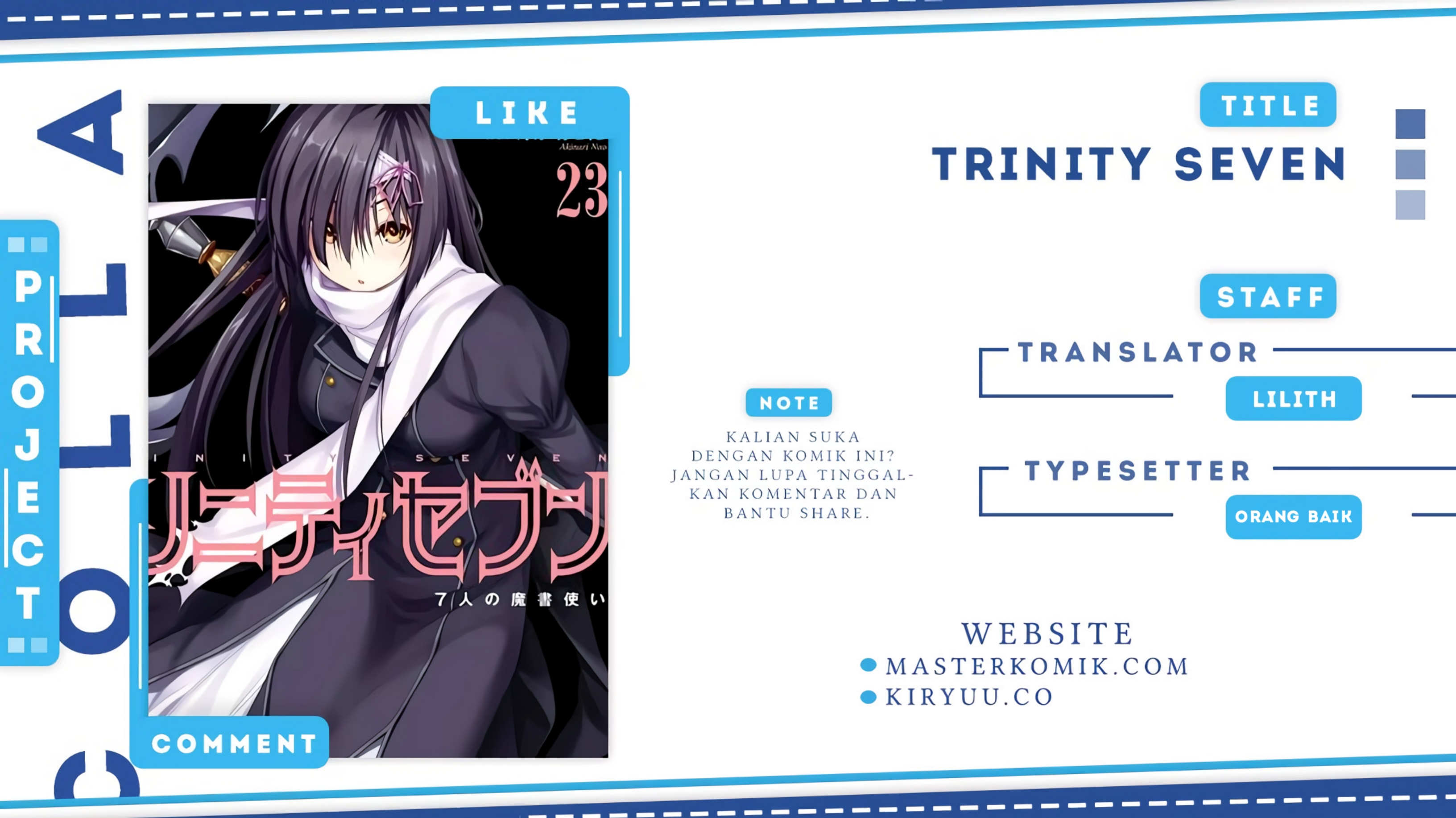 Trinity Seven Chapter 97 page 0