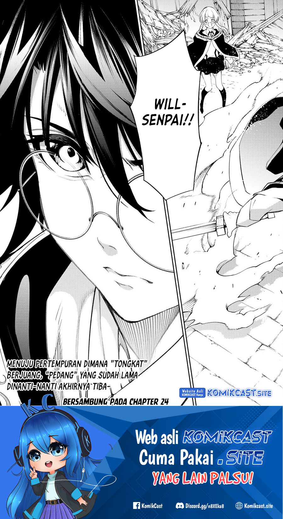 Tsue to Tsurugi no Wistoria Chapter 23 page 33