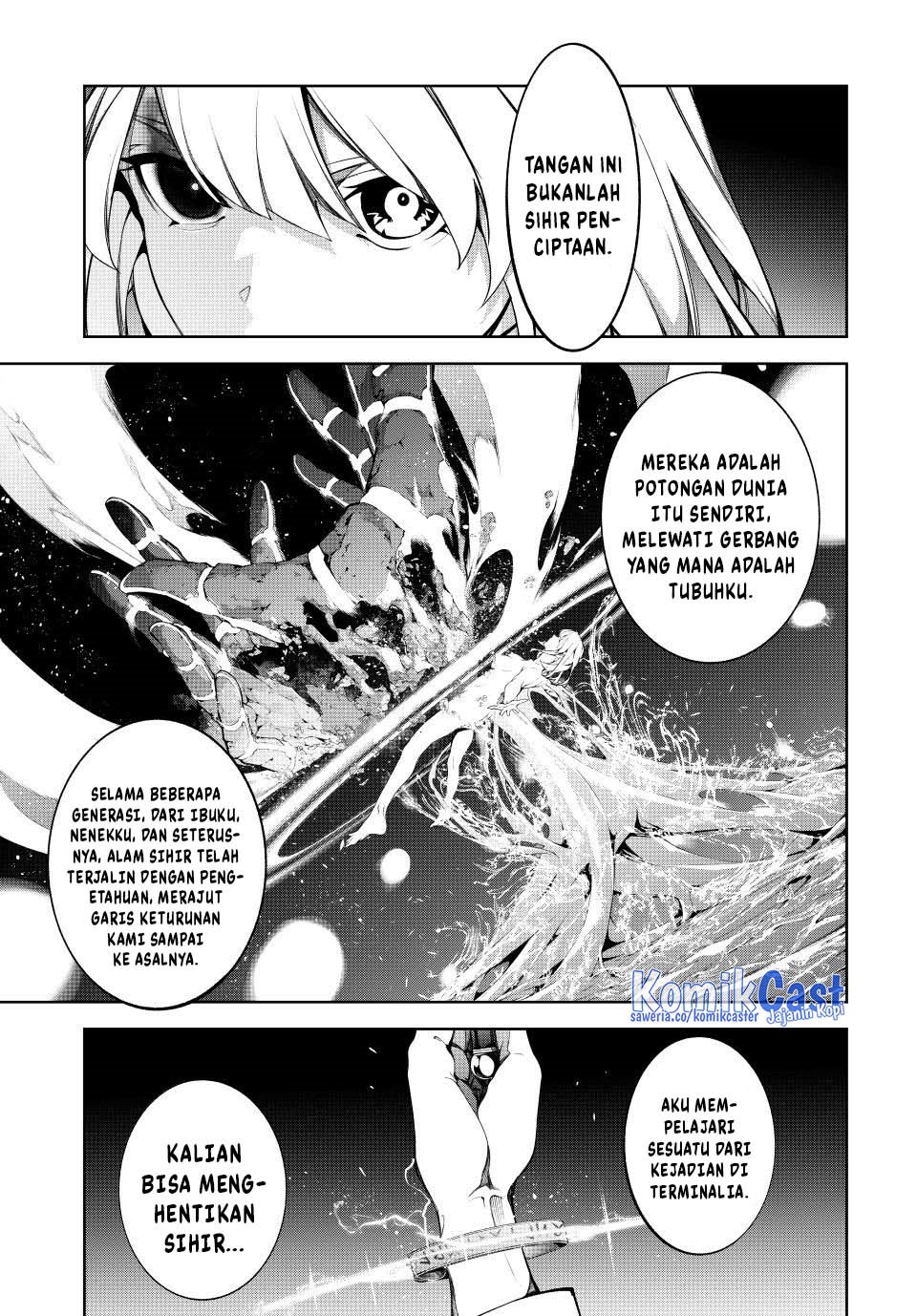 Tsue to Tsurugi no Wistoria Chapter 51 page 34