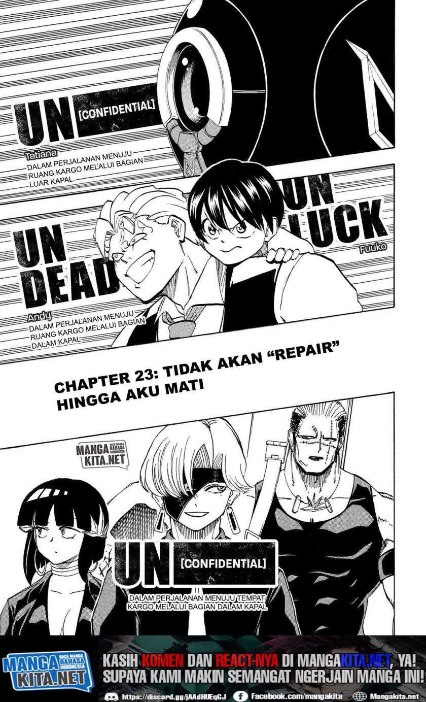 Undead Unluck Chapter 23 page 1