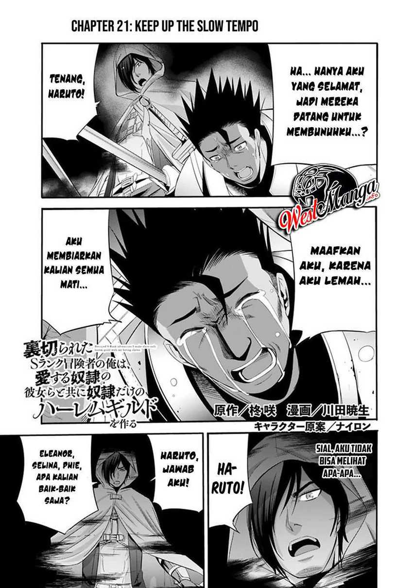 Uragirareta S Rank Boukensha no Ore wa, Aisuru Dorei no Kanojora to Tomoni Dorei dake no Harem Guild o Tsukuru Chapter 21 page 2